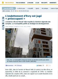 Image article parisien dette evry