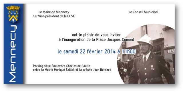 carton invitation Place Jacques Cumant