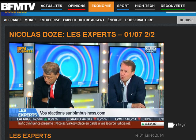 Image BFM 1 juillet 2014