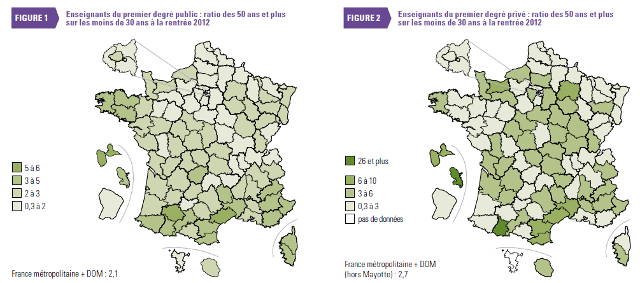 Image carte ratio ages enseignants