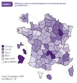 Image difference taux encadrement