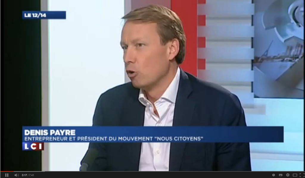 Cliquer sur l'image pour ouvrir la video Image LCI Payre