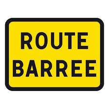 route barree