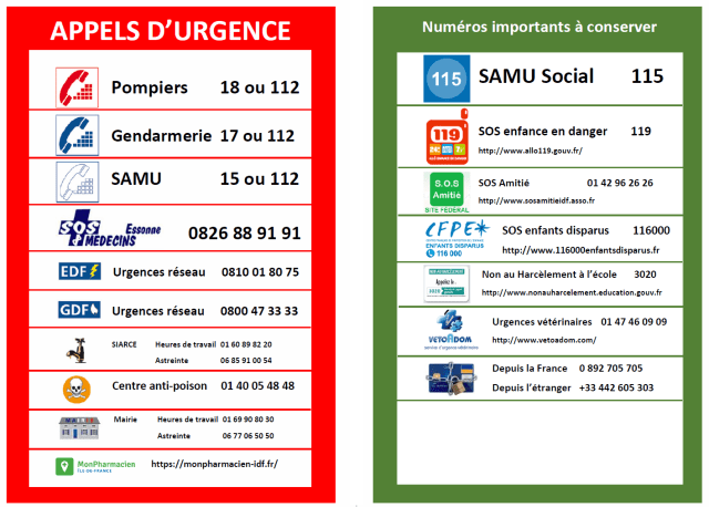 Image appels d'urgence V3