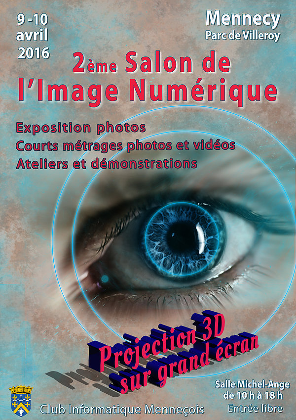 Affiche salon image numerique 2016