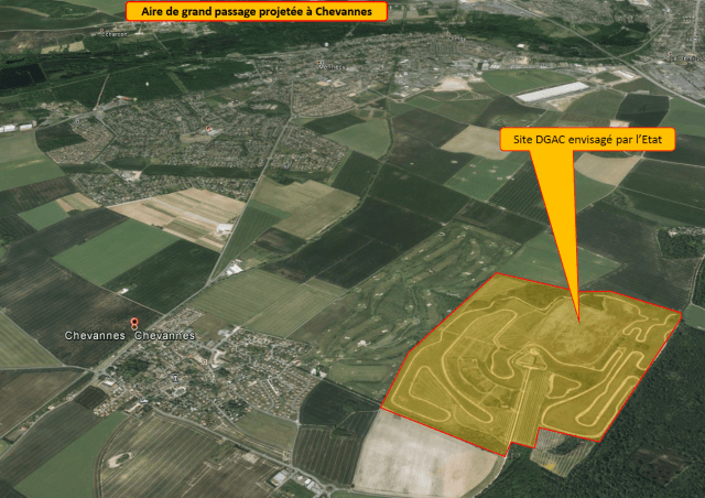 Visuel aire grand passage Chevannes