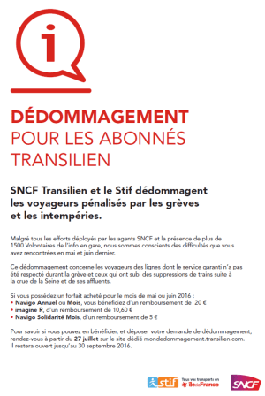 Flyer-dedommagement