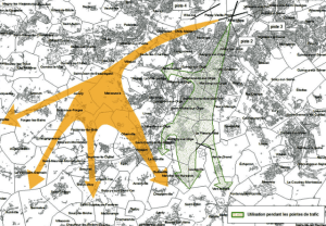 Images trajectoires decollages vent ouest