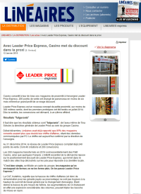 Leneaire leader price